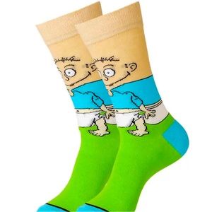 Rugrats Nickelodeon Custom Cartoon Crew Socks One Size Unisex